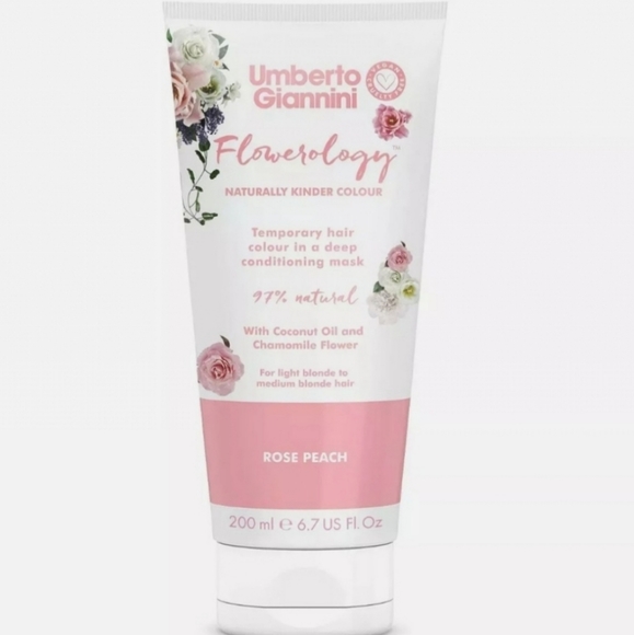 Umberto Giannini- Flowerology Temporary Hair Color- Rose Peach - Picture 2 of 5